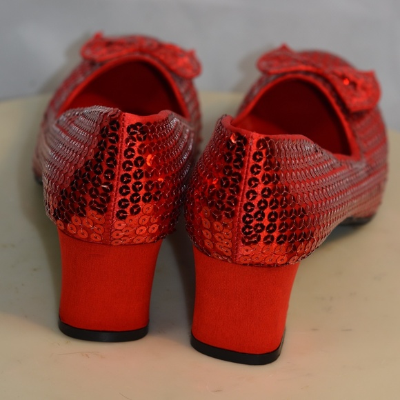 Dorothy's Ruby Red Pumps SZ 9 - Picture 7 of 8